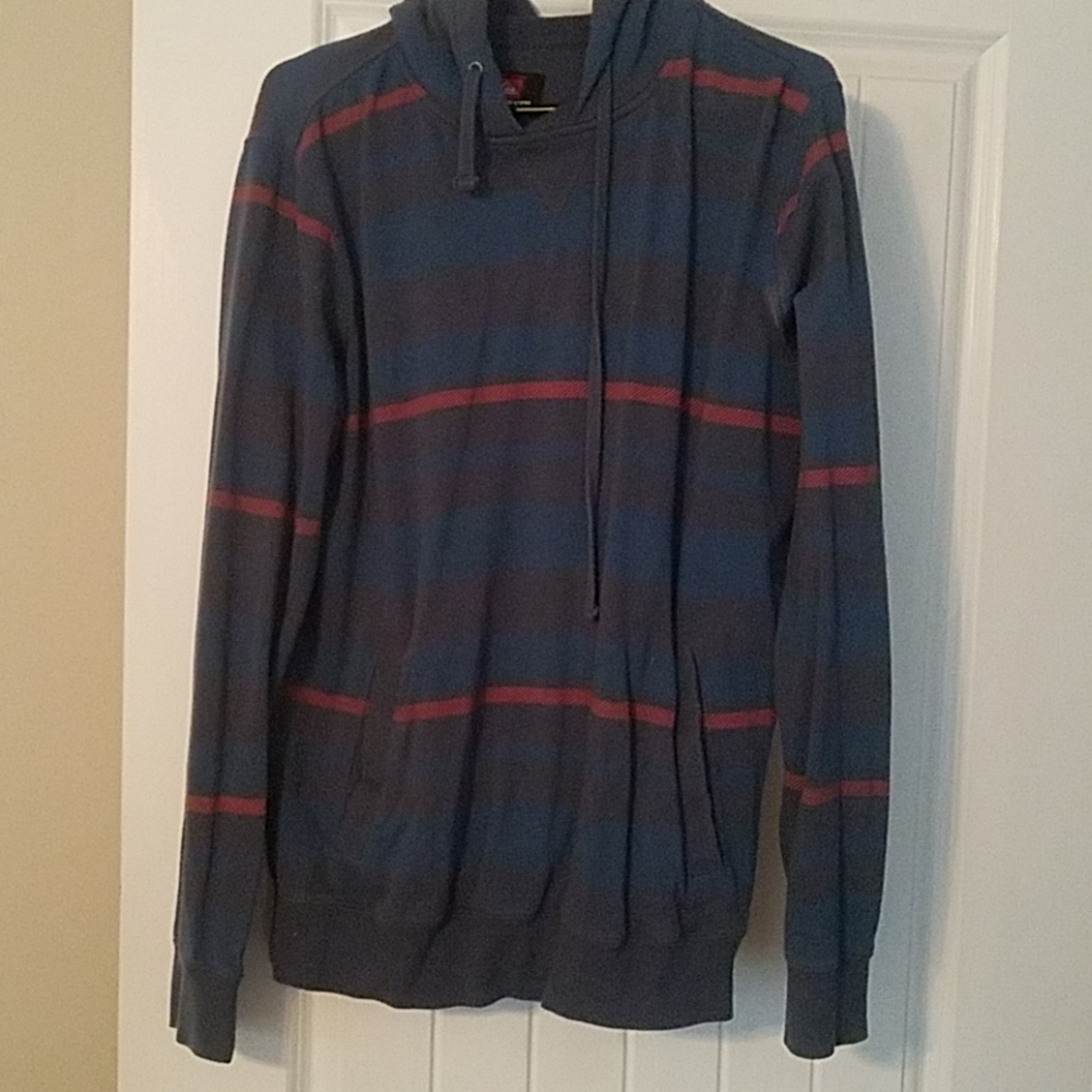 Quicksilver hoodie medium blue red